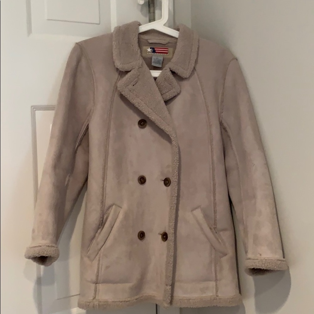 Free Country suede teen jacket size M